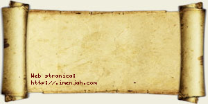 Irena Perošević vizit kartica